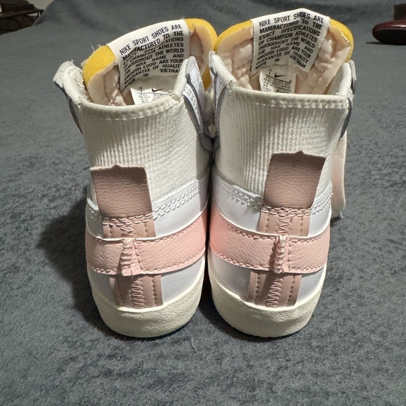 Nike W Blazer Mid 77 Jumbo  Women Casual Shoes White/Pink Oxford - Picture 11 of 15